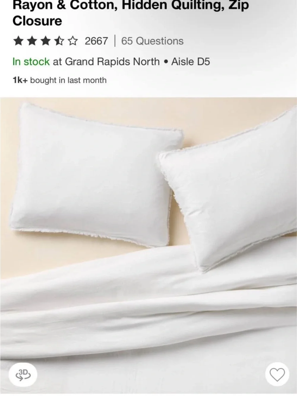 Casaluna Weighted Linen-Blend Comforter Full/Queen; pillows/shams included